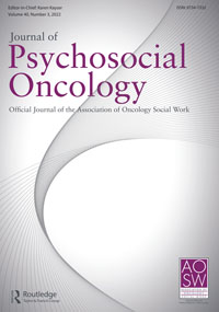 Cover image for Journal of Psychosocial Oncology, Volume 40, Issue 3, 2022