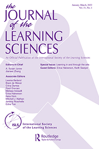 Cover image for Journal of the Learning Sciences, Volume 31, Issue 1, 2022