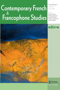 Cover image for Contemporary French and Francophone Studies, Volume 21, Issue 1, 2017