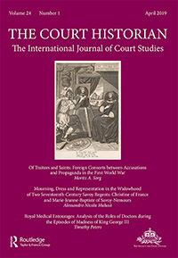 Cover image for The Court Historian, Volume 24, Issue 1, 2019