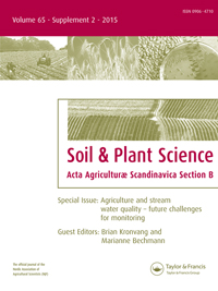Cover image for Acta Agriculturae Scandinavica, Section B — Soil & Plant Science, Volume 65, Issue sup2, 2015