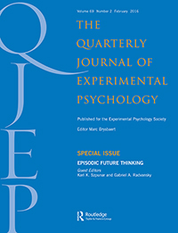 Cover image for The Quarterly Journal of Experimental Psychology, Volume 69, Issue 2, 2016