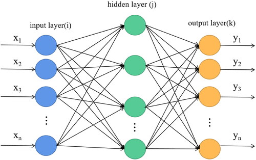 Figure 5. BP neural network model structure.