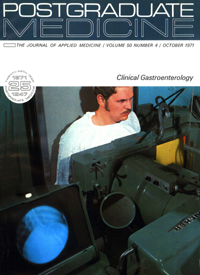 Cover image for Postgraduate Medicine, Volume 50, Issue 4, 1971