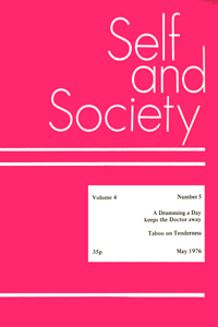Cover image for Self & Society, Volume 4, Issue 5, 1976