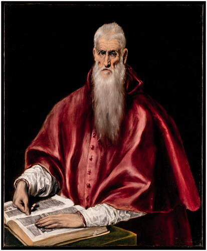 Figure 2 Painting the translator: “St. Jerome” by El Greco, 1609.