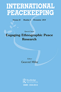 Cover image for International Peacekeeping, Volume 25, Issue 5, 2018