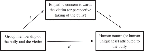 Figure 1. Diagram of the mediation model.