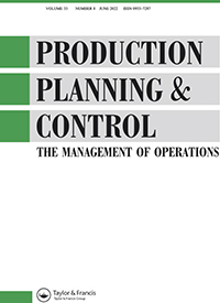 Cover image for Production Planning & Control, Volume 33, Issue 8, 2022