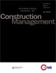 Cover image for International Journal of Construction Management, Volume 9, Issue 1, 2009