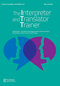Cover image for The Interpreter and Translator Trainer, Volume 16, Issue 3, 2022