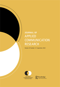 Cover image for Journal of Applied Communication Research, Volume 50, Issue 4, 2022
