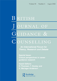 Cover image for British Journal of Guidance & Counselling, Volume 50, Issue 4, 2022