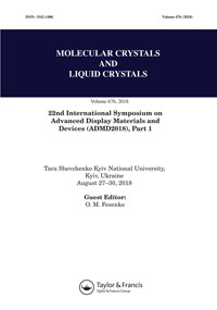 Cover image for Molecular Crystals and Liquid Crystals, Volume 676, Issue 1, 2018