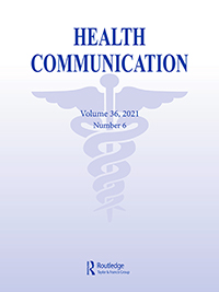 Cover image for Health Communication, Volume 36, Issue 6, 2021