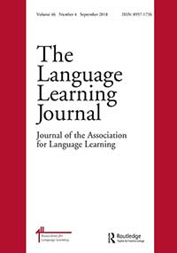 Cover image for The Language Learning Journal, Volume 46, Issue 4, 2018