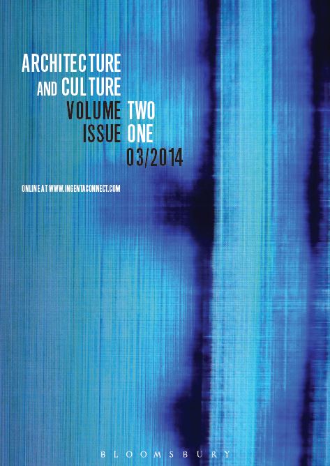 Cover image for Architecture and Culture, Volume 2, Issue 1, 2014