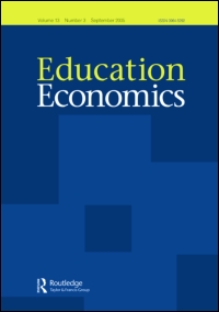 Cover image for Education Economics, Volume 4, Issue 3, 1996