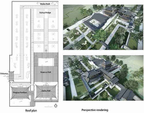 Figure 13. Restoration design drawing of courtyard area.