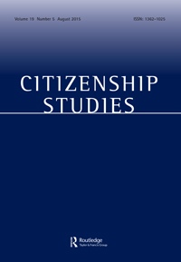 Cover image for Citizenship Studies, Volume 19, Issue 5, 2015