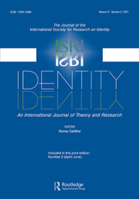 Cover image for Identity, Volume 21, Issue 2, 2021