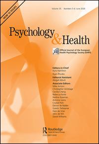 Cover image for Psychology & Health, Volume 35, Issue 6, 2020
