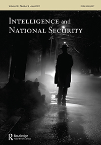 Cover image for Intelligence and National Security, Volume 36, Issue 4, 2021