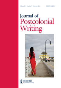 Cover image for Journal of Postcolonial Writing, Volume 52, Issue 5, 2016