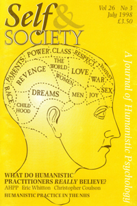 Cover image for Self & Society, Volume 26, Issue 3, 1998