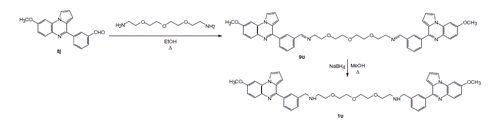 Scheme 5. Synthesis of bispyrrolo[1,2-a]quinoxaline 1u.