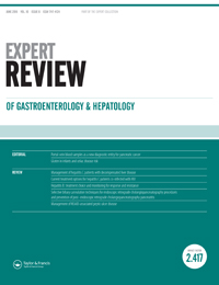 Cover image for Expert Review of Gastroenterology & Hepatology, Volume 10, Issue 6, 2016