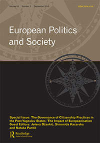 Cover image for European Politics and Society, Volume 16, Issue 3, 2015