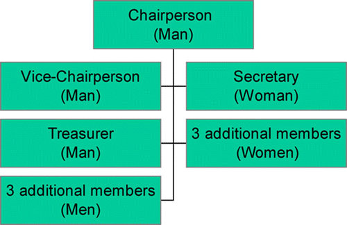 Figure 3: Structure of development committee in Ezilweleni