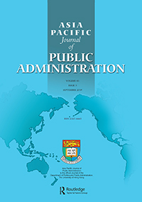 Cover image for Asia Pacific Journal of Public Administration, Volume 41, Issue 3, 2019